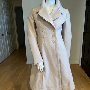$5600 ALAIA PARIS WOOL CASHMERE BLEND STRUCTURE COAT SIZIE 38 FR / 6 US